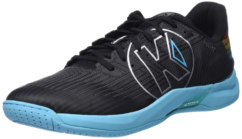 Kempa Unisex Attack Two 2.0 Square Trainers Black Rainbow