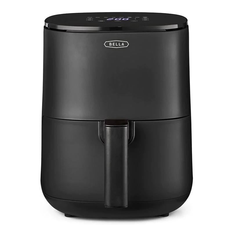 BELLA 2.7 L Touchscreen Air Fryer Oven, Matte Black