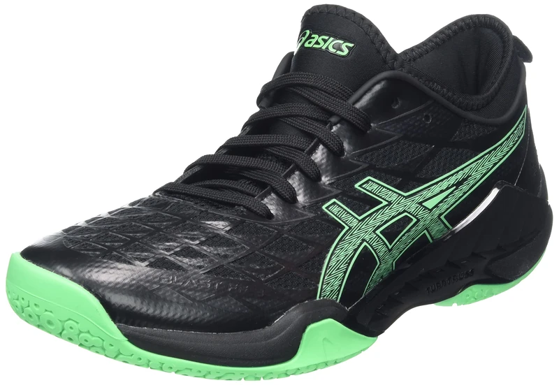 ASICS, Volleyball, Handball Shoes Men's, Black/White, 13 UK - Image 1