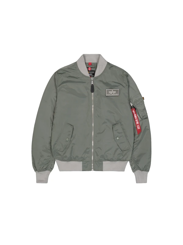 Alpha Industries MA-1 TTC Bomber Jacket for Men Vintage Green/Silver - Image 1