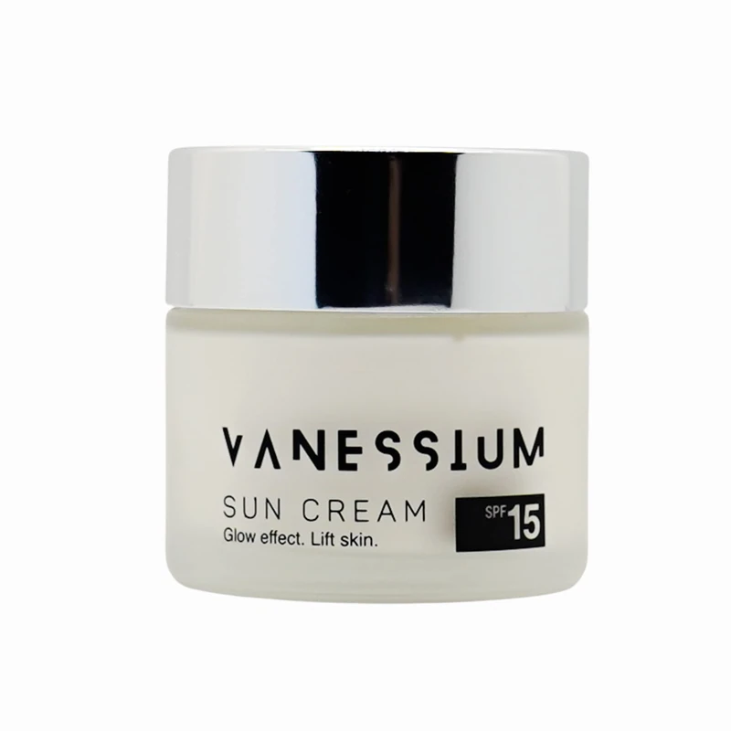 Vanessium - Sun Cream SPF15 | Glow Effect | Lift Skin | 50 ml
