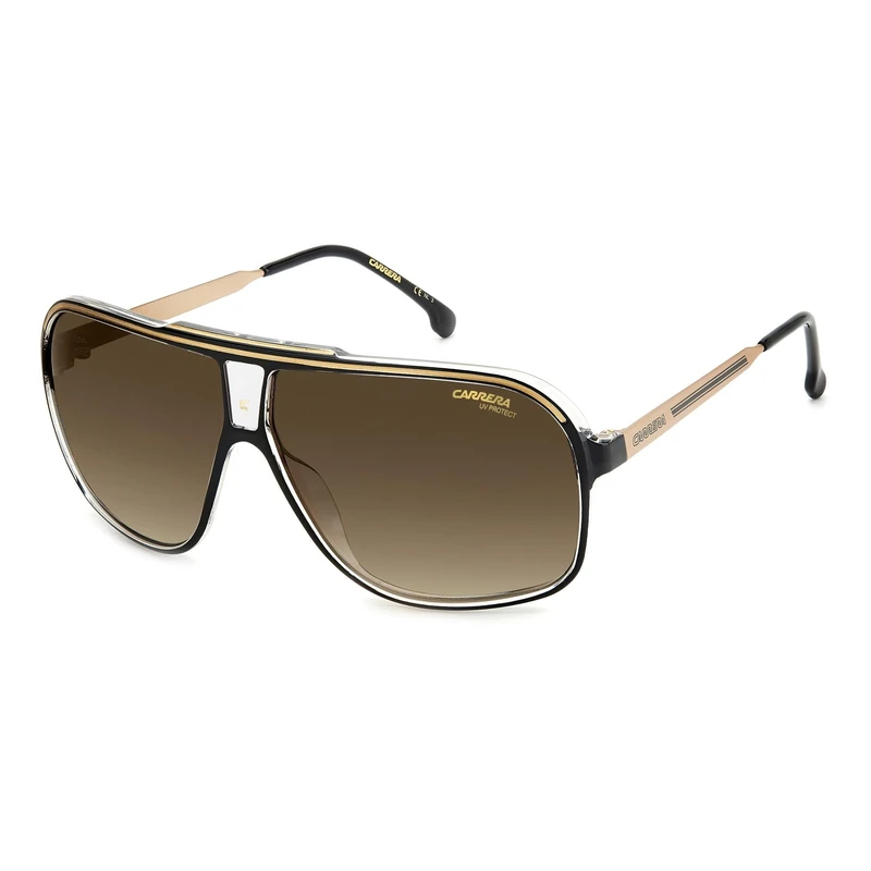 Carrera GRAND PRIX 3 BLACK GOLD/BROWN SHADED 64/9/135 men Sunglasses