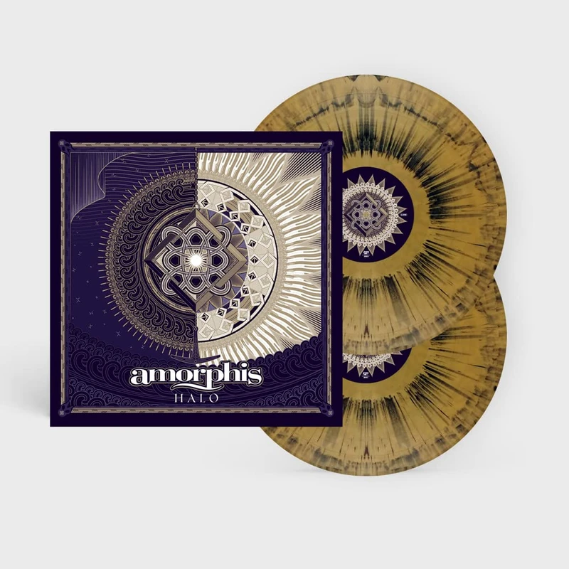 Amorphis Halo - Gold and Blackdust Splatter Vinyl LP - Image 1