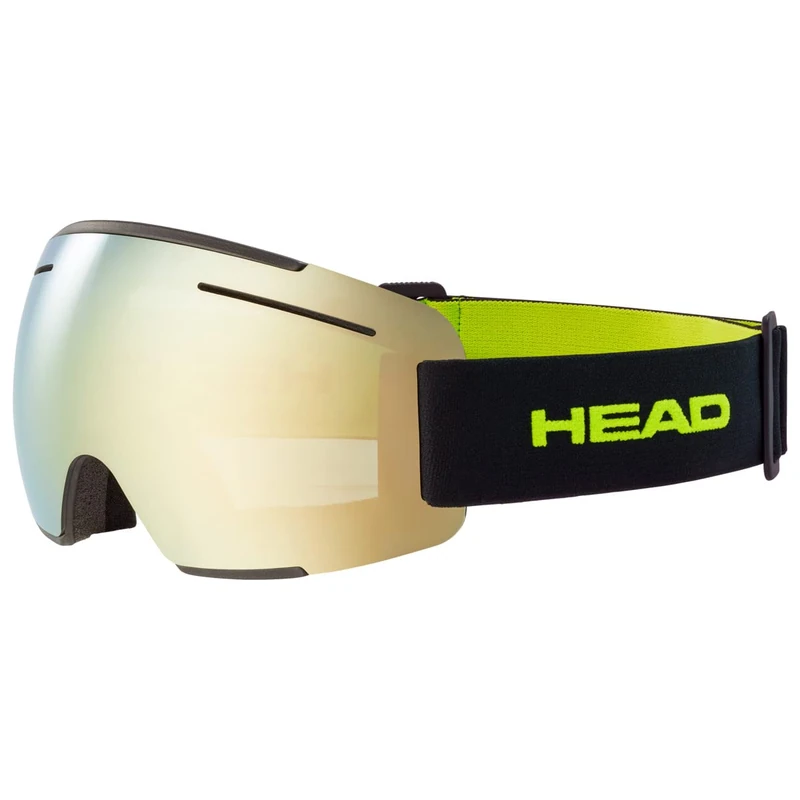 HEAD Unisex - Adult F-LYT Goggles Ski Goggles, Lime/Black, M