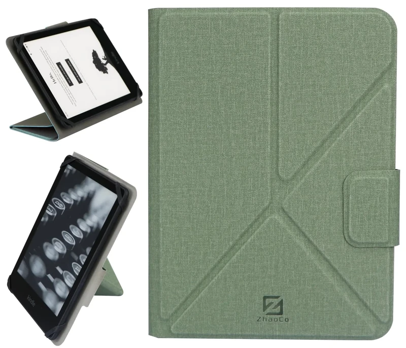 ZhaoCo Universal Case Cover for 6.8" Kindle Paperwhite 2021/7'' Paperwhite 2024/7'' Colorsoft Signature Edition 2024 Ebook Reader - Teal