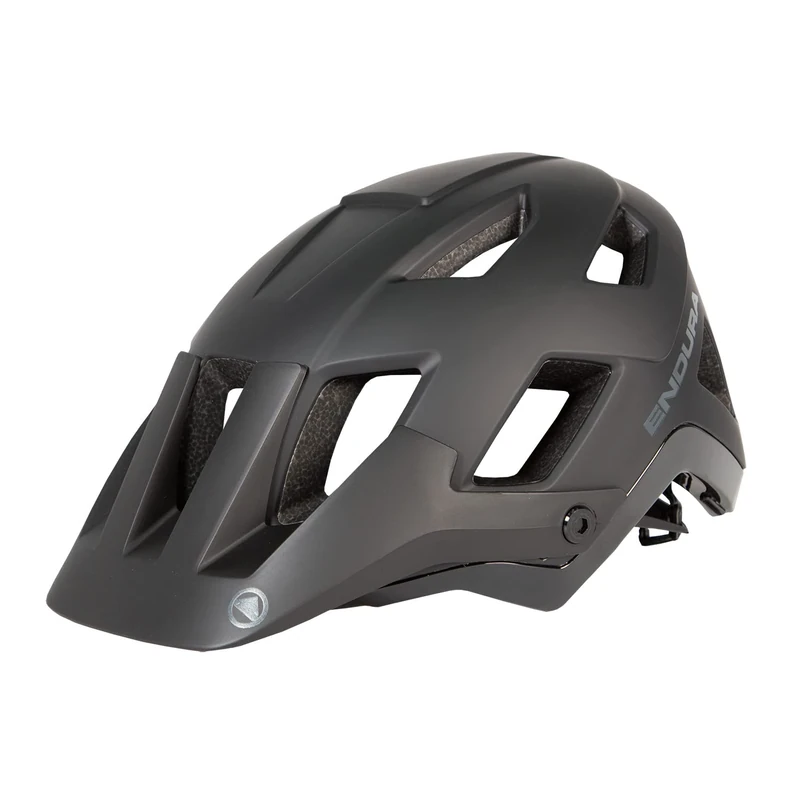 Endura Hummvee Plus Cycling Helmet | Matte Finish | Breathable Vents Helmet, Black, M-L