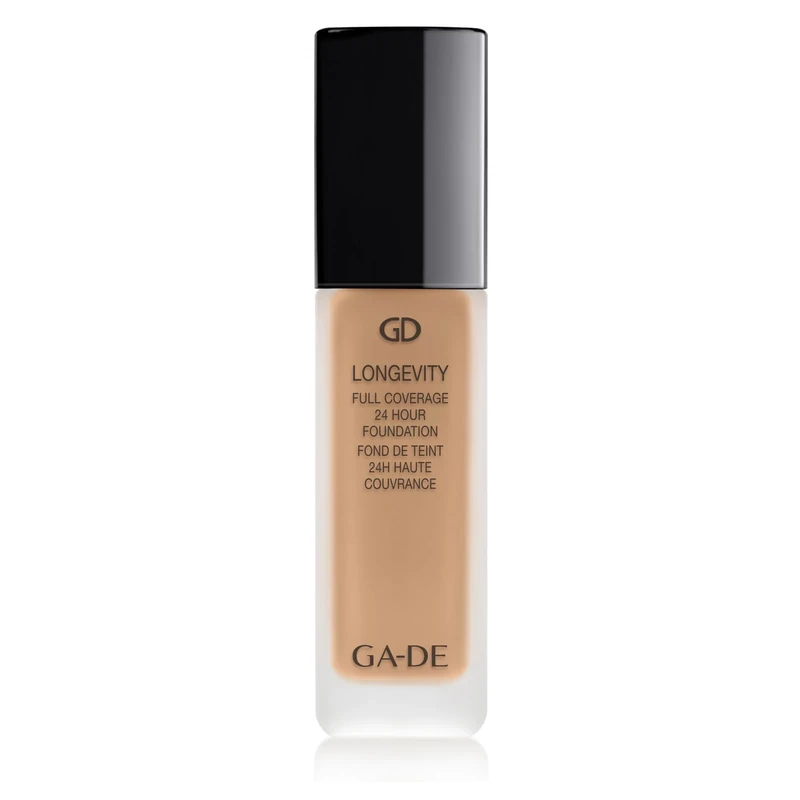 GA-DE Longevity Full Coverage 24 Hour Foundation, 552 - Weightless, Ultra-Soft Cream Foundation, Face Makeup for Natural Matte Look - 1.01 oz