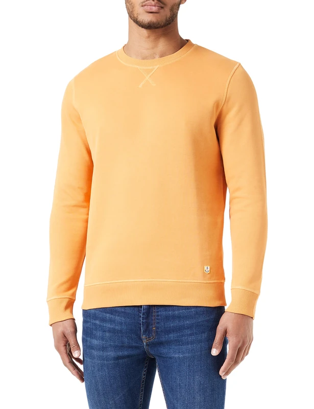 Armor Lux Rdc Heritage Organic Sweatshirt, Rusty, XS for Men, Rusty, XS