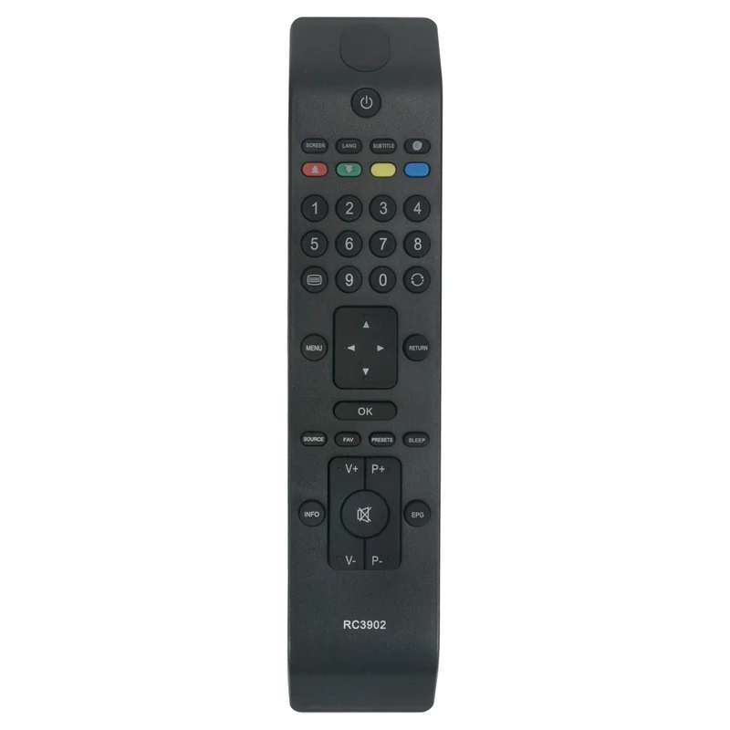 Universal RC3902 TV Remote Control fit for Celcus LCD32S913HDTV/Polaroid P32LED13 TV/JMB JT0132001B/01 TV/Sharp LC22D12E LC22LE22E LC32D12E LC40F22E /HITACHI L42VK04U and more