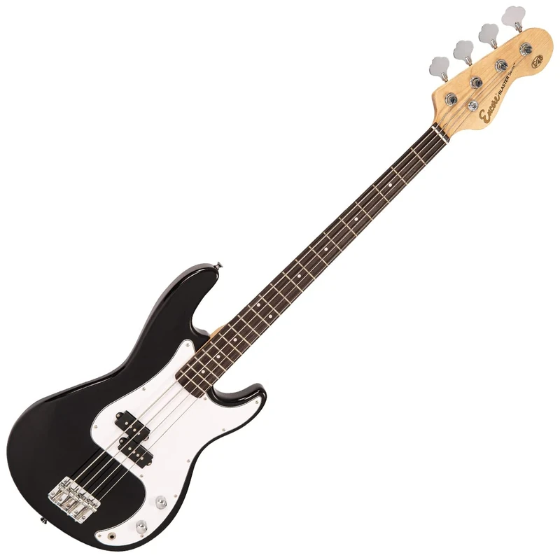 Encore E40BLK Blaster Bass Guitar - Gloss Black