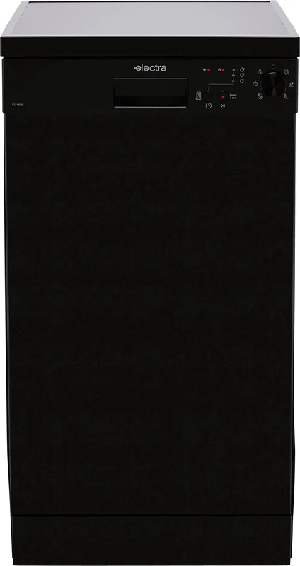 Electra C1745BE Slimline Dishwasher - Black - E Rated