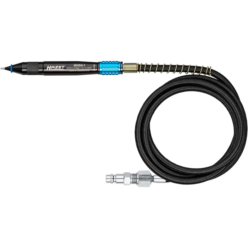 Hazet Engraving Pen 9035G-1, Precise and Permanent Labelling of Workpieces, Suitable for Metal, Stone, Ceramics, Plastics, Slim Design and Feel