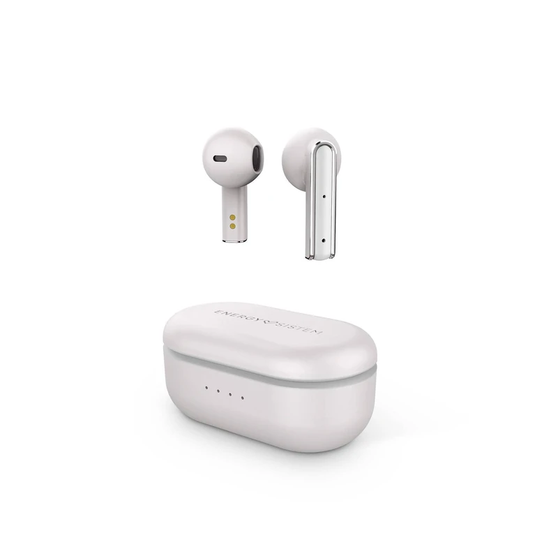 Energy Sistem Earphones TWS Style 4 Cream (True Wireless Stereo Headphones, Smart Customization App ESmart Connect, Ergonomic Design, Compact and Lightweight, Long Battery Life, White