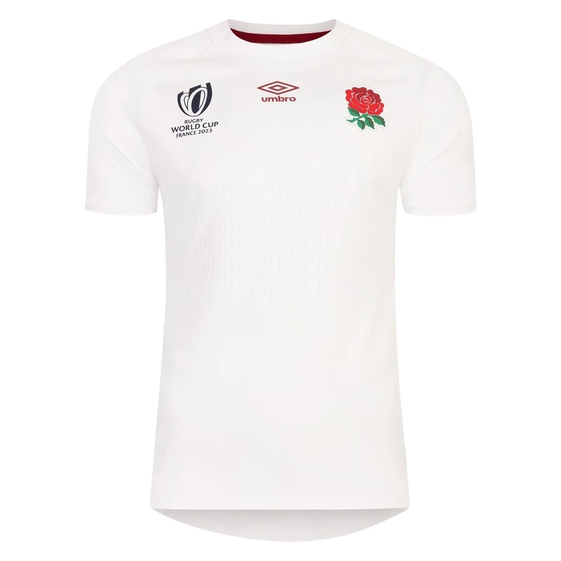 Umbro Kids England Rugby Home Shirt RWC2023 White 13 Years