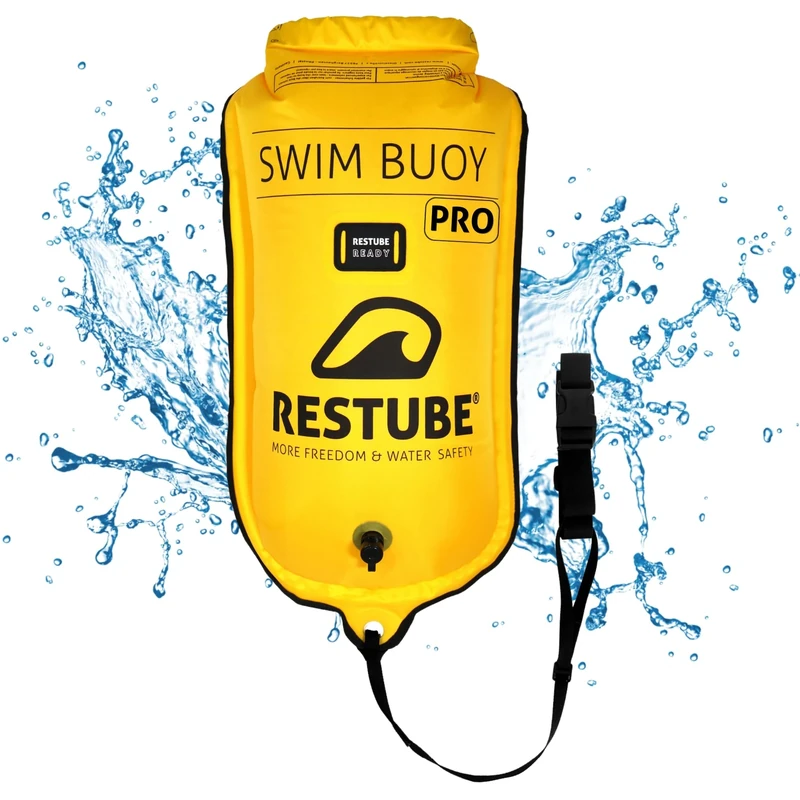 Restube Swimming buoy for visibility, extra buoyancy when swimming and as a dry bag for water sports - Image 1