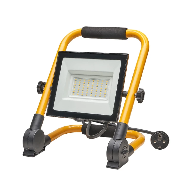MAURER 19079250 30 Watt Flat Led Spotlight. White Light 4000º K IP 65 2400 Lumen with Carrying Handle, Multicoloured - Image 1