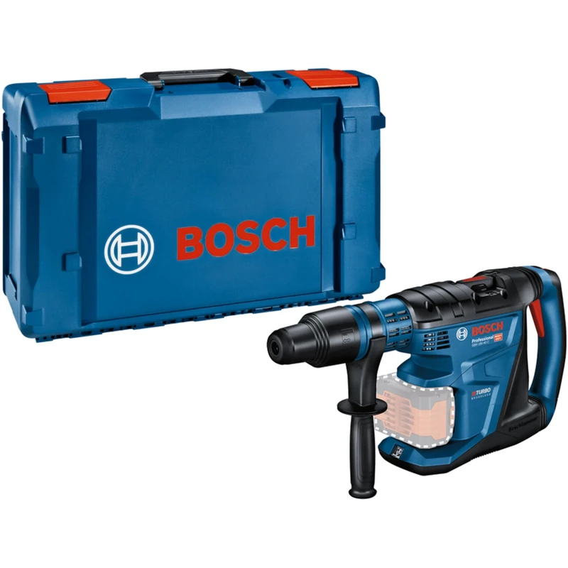 Bosch Professional 18V System BITURBO Cordless Rotary Hammer GBH 18V-40 C (incl. Machine Cloth, Grease Tube, Aux. Handle, 1x XL-BOXX, Without Battery/Charger)