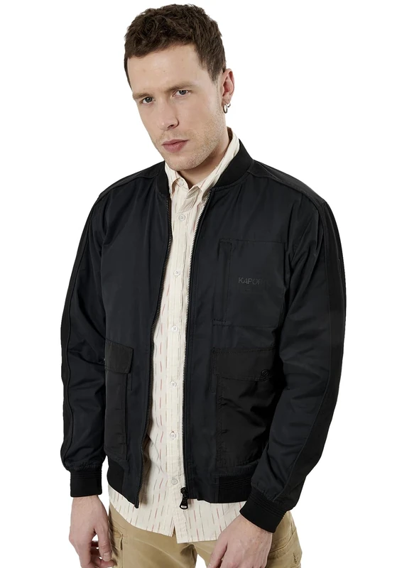 Kaporal Men's Milos Jacket, Black, M - Image 1