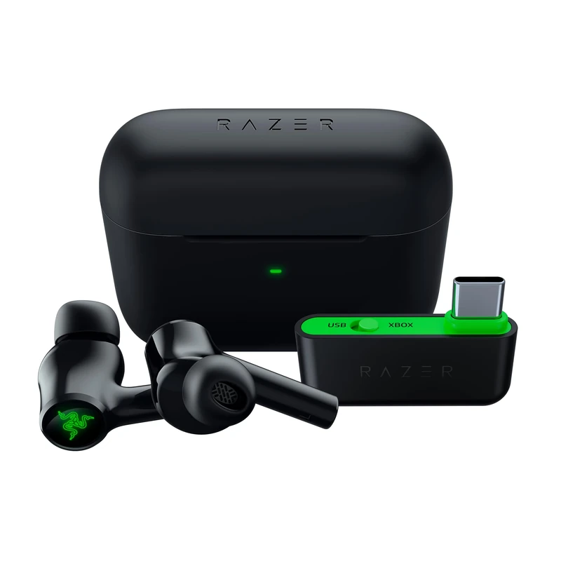 Razer Hammerhead HyperSpeed - Wireless Multi-Platform Gaming Earbuds for Xbox (HyperSpeed Wireless, Active Noise Cancellation, Bluetooth 5.2, Up to 30 Hours of Battery Life) Black