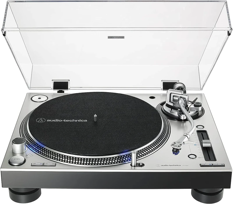 Audio-Technica LP140XPSVEUK Professional Direct Drive Manual Turntable Silver