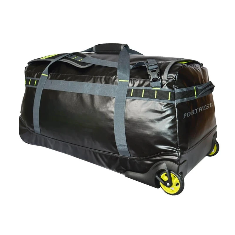 Portwest B951 PW3 100L Water-Resistant Duffle Trolley Bag Ripstop Fabric