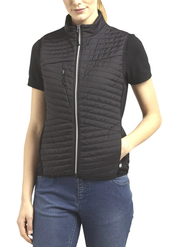 Diadora Vest Brand Model Light Padded Vest Athena Black
