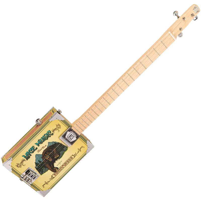 LACE ELECTRIC CIGAR BOX GUITAR - GRIZZLY - 3 STRING