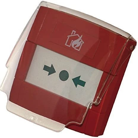 Hinged Call Point Cover Clear Plastic [5 Pack] Compatiable with KAC Models (5)