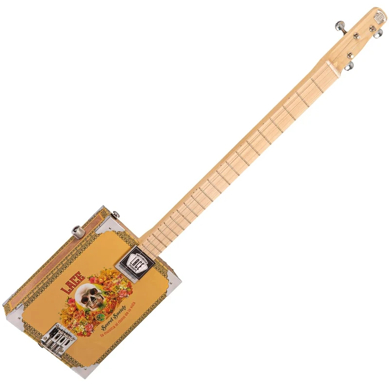 LACE CBG3000 ELECTRIC CIGAR BOX GUITAR - SECRET SOCIETY - 3 STRING