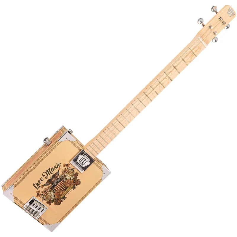 LACE ELECTRIC CIGAR BOX GUITAR - AMERICANA - 4 STRING