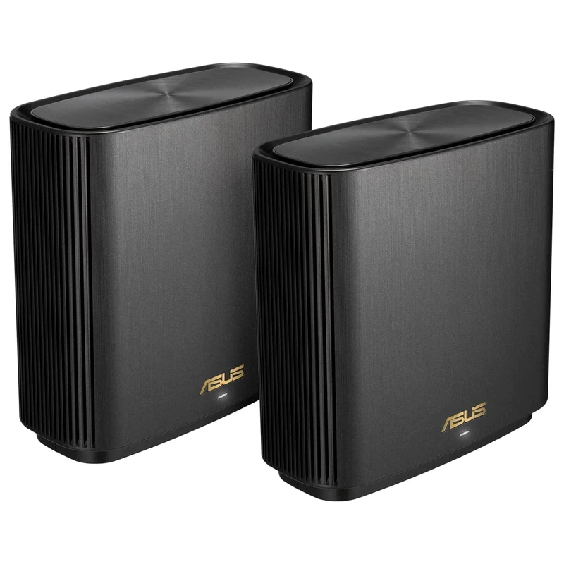 ASUS ZenWiFi XT9 AX7800 Tri-band WiFi 6 Mesh Router (2pk), Covearge up to 5700 sq ft, Subscription-free Network Security, Advanced Parental Controls, 4G & 5G Router Replacement, VPN, 2.5G port