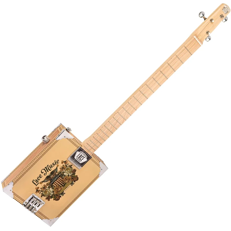 LACE ELECTRIC CIGAR BOX GUITAR - AMERICANA - 3 STRING