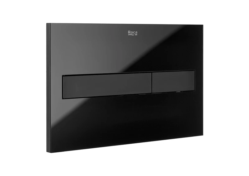 Roca A890188308 Dual One PL7 Drive Plate with Dual Discharge with Black Glass Finishes