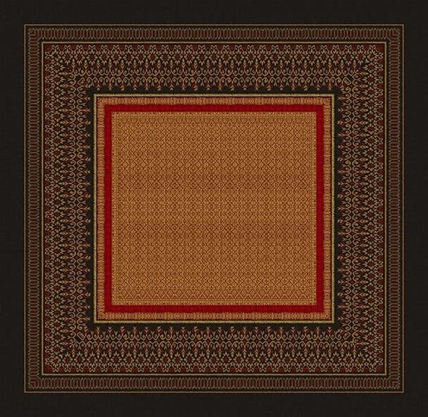 Bassetti Roccaraso R1 9324154 Tablecloth 100% Cotton Red 170 cm x 170 cm