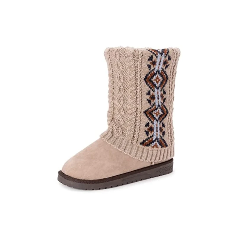 MUK LUKS Women's Cheryl Boot, Stone, 8 UK - Image 1