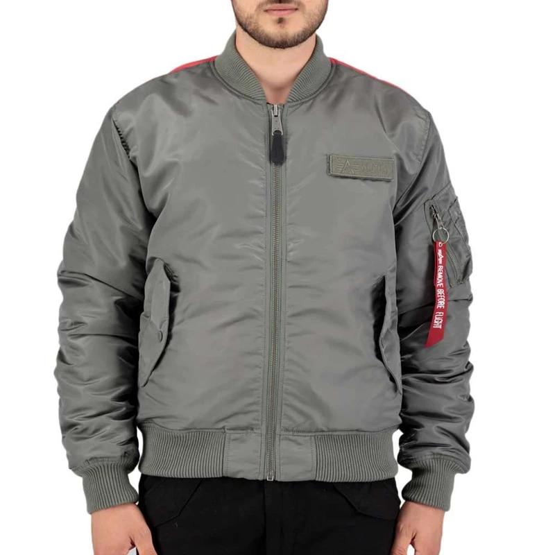 Alpha Industries MA-1 VF Fighter Squadron Bomber Jacket for Men Vintage Green - Image 1