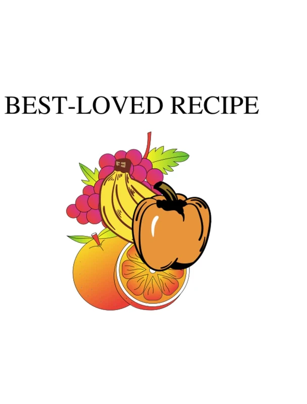 Best-Loved Recipe Journal - 150 Page Blank Recipe Book