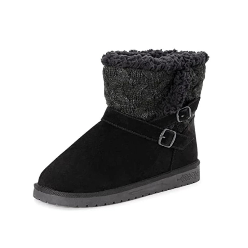 MUK LUKS Women's Alyx Fashion Boots, Ebony, 9 UK - Image 1
