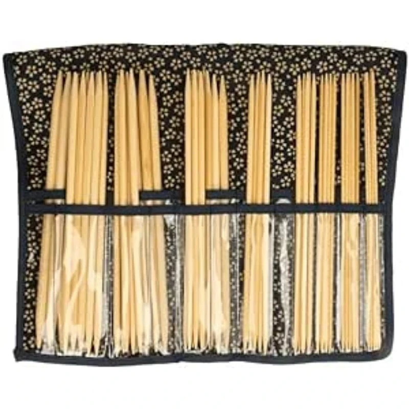 Seeknit - Seeknit Shirotake Red (20cm) Double-Pointed Needle Set Full Set - 1 Piece