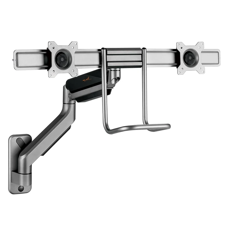 My Wall HL 53 L Monitor Wall Mount 43.2 cm (17) - 81.3 cm (32) Silver Swivelling, Rotatable