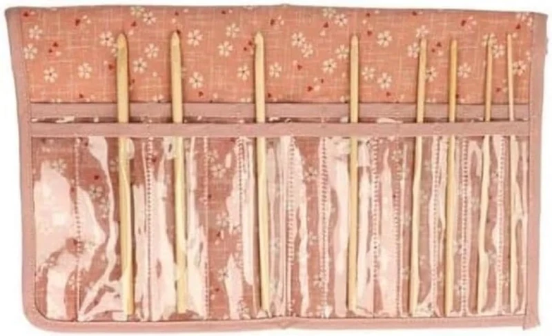 Seeknit - Seeknit Shirotake Pink (15cm) Crochet Hook Set Small Size - 1 Piece