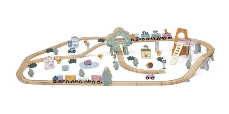 PolarB Train Set - 90 pieces - Image 1