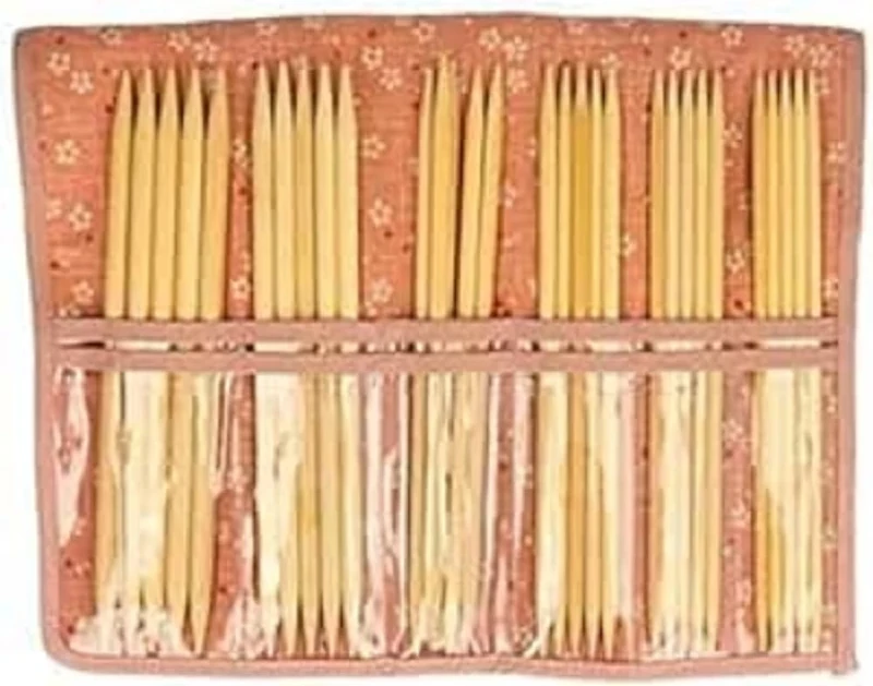 Seeknit - Seeknit Shirotake Pink (20cm) Double-Pointed Needle Set Large Size - 1 Piece