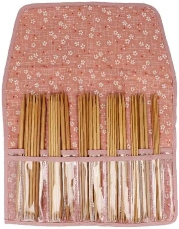 Seeknit - Seeknit Koshitsu Pink (20cm) Double-Pointed Needle Set - 1 Piece