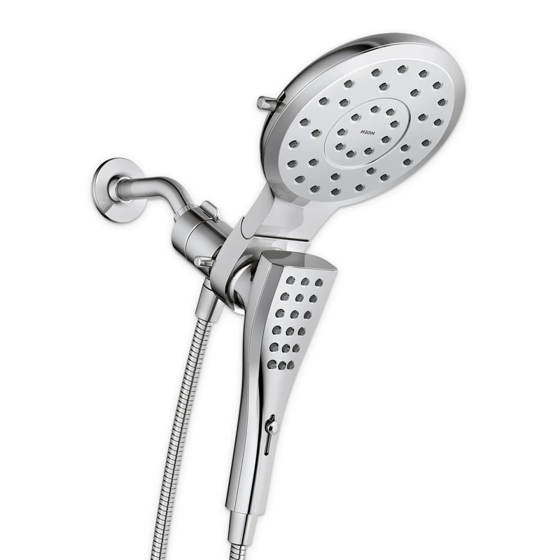 Moen Verso Chrome Rain Shower Head and Detachable Handshower Combination with Infiniti Dial and Magnetix Docking System, 60" Hose, 220C2