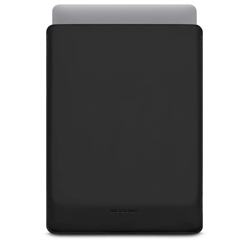 Woolnut Matte PU Sleeve Case Cover for MacBook Pro 14 - Black