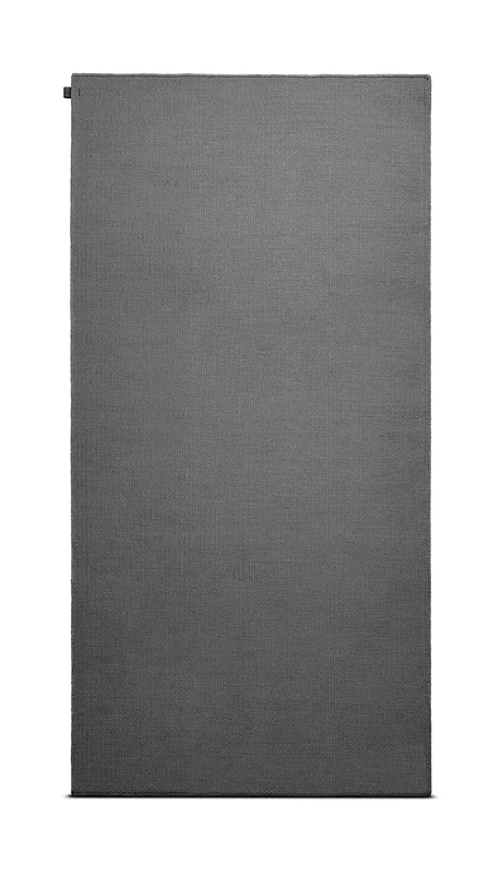 RUG SOLID Plastic Rug, Jet, 60 x 90 cm