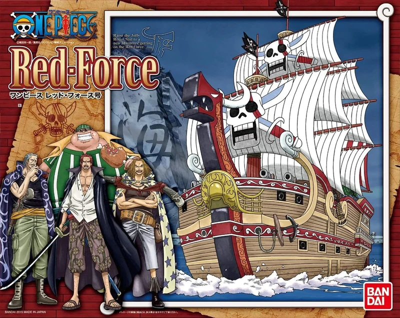 BANDAI SPIRITS One Piece - Model Kit - Ship - Red Force - 30 CM 'REPROD'