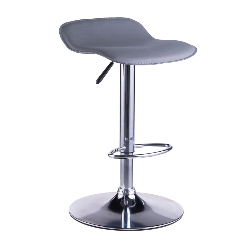 Alphason OHIO LEATHER BARSTOOL - GREY