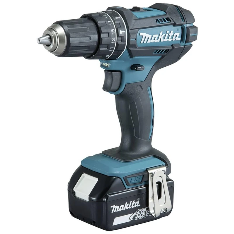 Makita DHP482JX13 18V Cordless Hammer Drill with 120-Piece Set